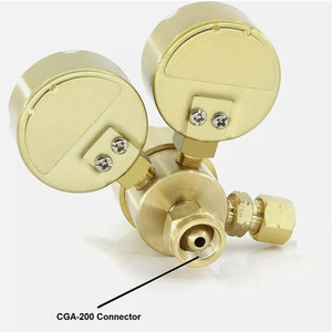 Régulateur d'oxygène et régulateur de gaz acétylène ; Torche de soudage et de découpe portable Victor pour bouteille de gaz. - Product Image 3
