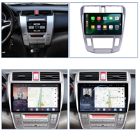Radio para Auto Penhui 16+512GB Crystal Sound 850 Android 14 para Honda City 2008 - 2013 AUTO AC Pantalla Reproductor de DVD de 10.36 Pulgadas 2 Din