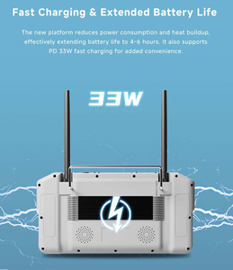 Control Remoto FPV Skydroid G30 Metálico en Oferta, Pantalla HD de 10.1 Pulgadas, Doble Frecuencia 2.4G 5.8G, Transmisión de Largo Alcance de 30KM para Drones - Product Image 2