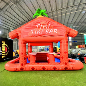 Bar Gonfiabile Commerciale per Feste Estive <span class=keywords><strong>in</strong></span> Giardino con Piscina e Tavolo, Adatto per Adulti e Bambini per Intrattenimento e Svago - Product Image 6