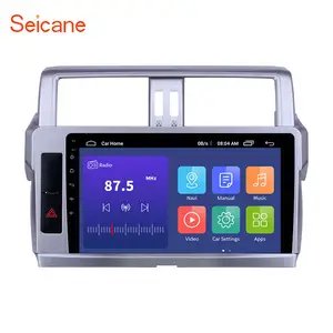 Radio de navigation GPS 10.1 pouces Android 11.0 pour 2014 Toyota Pardo avec écran tactile HD BT prise en charge de la caméra de recul Carplay