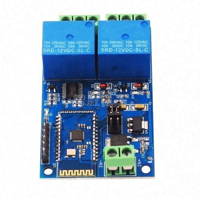 High Level 5V 12V 15-20mA Current Ble 2.1 4.0 Mobile Phone Wireless Remote Control Led Ble Relay Switch Module