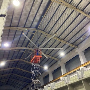 Ventilador de techo Industrial, alta eficiencia, Hvls, grande, para exteriores, restaurante, 24 pies - Product Image 3