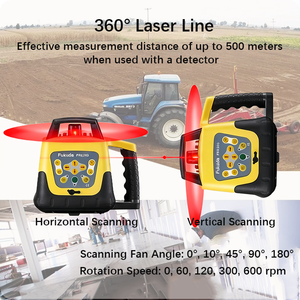 Futian Red Light 360 Rotary Laser <b>Level</b> 500m Diameter 1mm/1.5m Accuracy Automatic Electronic Leveling for Factory Leveling - Product Image 4