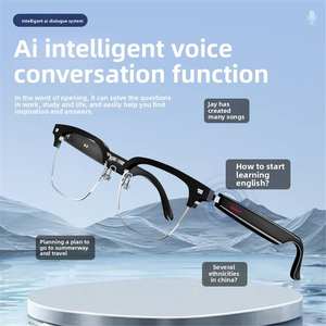 Traduction IA intelligente pour lunettes avec traduction en temps réel pour 100 langues, contrôle tactile, navigation, musique et appels - Product Image 4