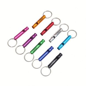 Sifflet de survie en alliage d'aluminium en gros à prix abordable, sifflet métallique de survie, supporte la personnalisation du logo - Product Image 1