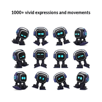 Robot Emocional, Juguete de Escritorio con IA de Voz Interactiva Inteligente, Mascota de Compañía para Niños, Robot Vectorial