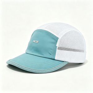 Gorra Deportiva de 5 Paneles con Bordado ACE, de Secado Rápido, Malla Transpirable, Ligera, para Verano y Actividades al Aire Libre - Product Image 5