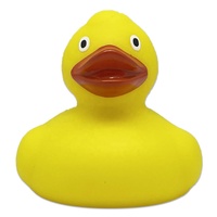 Canard en caoutchouc lesté numéroté course canards jaunes flottants en plastique impression de logo jouet de bain canard en caoutchouc