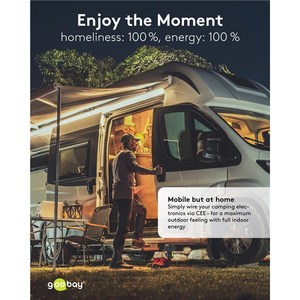 Blue Cee Camping <b>Adapter</b> 16A <b>Plug</b> 3x230V Sockets IP44 Outdoor Use - Product Image 5