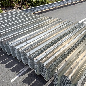 4320mm Galvanized Highway Guardrail W Beam Crash Barrier Q235 Steel Road Safety Barrier with Guardrail <strong>Post</strong> - Product Image 3