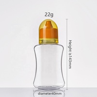 Bouteille de miel avec petite bouche Squeeze, pâte de poire, pâte de nèfle, bouteille de jus de sauce soja, siro22 g 32g