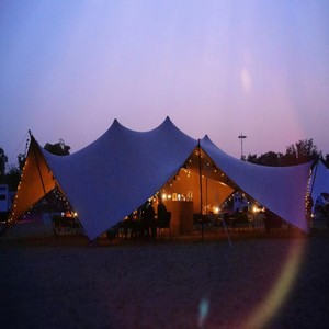 ผ้าโพลีเอสเตอร์ยืดหยุ่น4ทิศทางแบบ410gsm เต็นท์ปาร์ตี้งานแต่งงานกลางแจ้งกันลม - Product Image 6