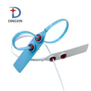 Bandes de scellement en plastique à double verrouillage, numérotées, pour bureau de <span class=keywords><strong>poste</strong></span>, en PP, rouge, bleu, jaune, sceau de sécurité - Product Image 1