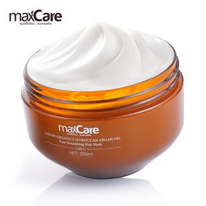 Crème réparatrice capillaire sèche premium à marque privée avec huile d'argan et collagène pour une restauration profonde des dommages - Product Image 2