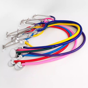 Stéthoscope à tête simple en aluminium, directement de l'usine, plusieurs couleurs disponibles, adapté à divers groupes - Product Image 1