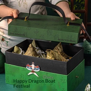 Caja de Regalo Premium 2026 Dragon Boat Zongzi con Elegante Bolsa de Transporte para Regalos Corporativos - Product Image 2