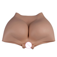 Pantalones con Relleno de Silicona para Glúteos y Cadera de 2.2cm para Mujeres y Travestis, con Vagina Artificial, en Venta