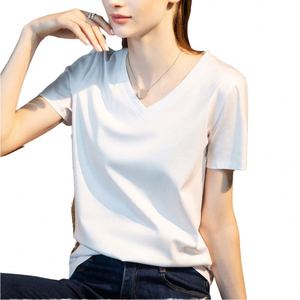 T-shirt décontracté ample à manches courtes taille haute pour femme Streak 2025 – Collection été - Product Image 4