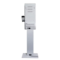 Kiosque à écran tactile sur pied pour commande et paiement de repas, machine de commande automatique personnalisée avec imprimante et scanner