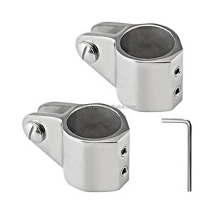 Glissière articulée en acier inoxydable pour capote Bimini de <span class=keywords><strong>bateau</strong></span>/yacht - Nouvelles tailles 22MM/25MM - Vente en gros de quincaillerie marine - Product Image 1