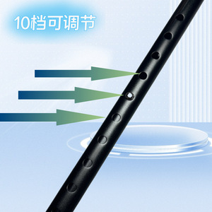 Bâton de marche télescopique à quatre pieds, antidérapant, léger, pour personnes âgées, avec éclairage - Product Image 2