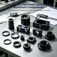 Composants de lentilles de précision en aluminium CNC pour la vision industrielle, les microscopes médicaux et les caméras de vision industrielle – Solution complète