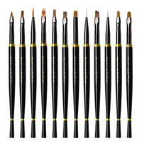 Kit de Pinceaux Professionnels pour Nail Art – Vente en Gros Direct Usine – Stylo de Peinture Multifonctionnel pour Gel UV et Construction d'Ongles – Outil de Manucure