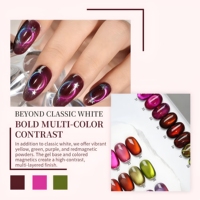 Vernis à ongles UV LED magnétique 9D effet œil de chat scintillant en pot, sans HEMA, pour salon de manucure et DIY, marque privée usine