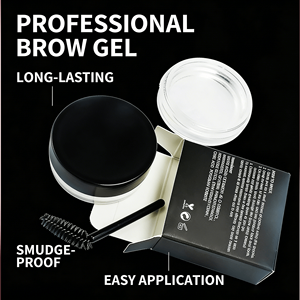 Pegamento para Cejas Vegano Orgánico <span class=keywords><strong>de</strong></span> Marca Privada, Resistente al Agua, Anti-Manchas, Transparente, <span class=keywords><strong>con</strong></span> Aspecto Natural, <span class=keywords><strong>con</strong></span> Cepillo para Maquillaje Diario <span class=keywords><strong>de</strong></span> Ojos y Cejas - Product Image 5