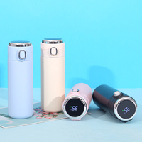 Produit chaud 350ml/500ml Bouteille thermos intelligente isolée rechargeable avec affichage de la température liée