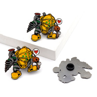 Conception personnalisée émail Logo aiguille Minder aiguille magnétique nounou aimant arrière porte-épinglettes pour la broderie