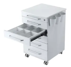 High Quality Stainless Steel Mobile Medical Dental Cabinet Dental Furniture Cabinet For Beauty Salon