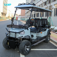 CAMP CE Voiturettes de golf à moteur 5kw approuvées Voiturettes de golf de luxe 6 places à gaz importées