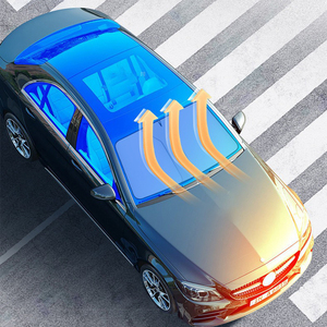 Strumento magico di parcheggio auto visiera parasole con luce di isolamento termico <span class=keywords><strong>tenda</strong></span> parabrezza anteriore copertura protezione solare parabrezza - Product Image 2