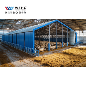 Estructura de Acero Prefabricada Moderna con Certificación CE, Estructura de Acero Resistente para Granjas Industriales, Almacenes Avícolas, Graneros Agrícolas, 50 Años - Product Image 1