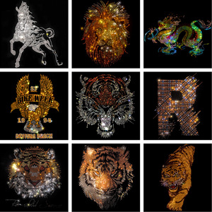 Factory Wholesale Price Cheer Bling Hotfix Custom Rhinestone Heat <strong>Transfer</strong> Design <strong>Iron</strong> <strong>on</strong> T-shirt And Coat - Product Image 5