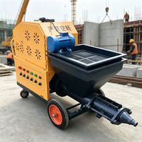 Machine de pulvérisation de mortier de béton diesel de qualité industrielle 50m pour cheminées et revêtements de conduits de fumée