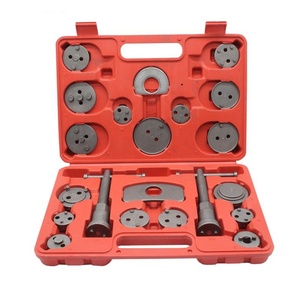 Étrier de frein à disque <span class=keywords><strong>professionnel</strong></span> 22 pièces Compresseur Wind Back Tool Etrier Piston Tool pour la réinitialisation du remplacement des plaquettes de frein - Product Image 1