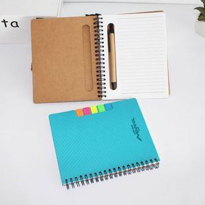High Quality Spiral Bound Business Office Notepad with Pen Durable Cover for Meeting Notes & <b>Journals</b> - Product Image 3