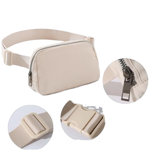 Sac banane unisexe en polyester imperméable avec fermeture éclair, sangle réglable et compartiment à <span class=keywords><strong>chaussures</strong></span>, idéal pour le sport et la gym – Tendance - Product Image 4