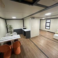 Casa Prefabricada de Dos Pisos, Espaciosa y Bien Ventilada, con Escalera y Terraza, Ideal para Alojamientos en Zonas Turísticas, Cabañas de Glamping y Resorts