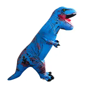 HUAYU батарейный блок Хэллоуин T-Rex Дракон динозавр надувной костюм для взрослых детей