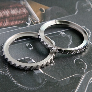 ขอบหน้าปัดนาฬิกาดำน้ำรุ่นใหม่ H&T 316L สแตนเลสสตีล SKX 007 ลายวงล้อเทอร์ไบน์ น้ำหนักเบาและทนทาน พร้อมปะเก็น - Product Image 1