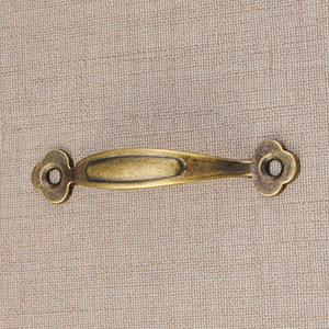 Poignée de tiroir en alliage de zinc B-397, 8 cm, bronze antique, noir, or, argent, style traditionnel, forme barre, quincaillerie de meubles durable - Product Image 4