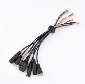 Chicote de fios de plástico para conector de passo personalizado JST SH, conjunto de cabos personalizado, chicote de fios de segurança