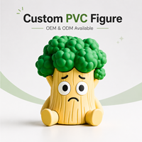 Ornement de bureau décoratif de haute qualité, petite figurine à la mode, jouet en résine PVC en forme de mini-arbre artificiel
