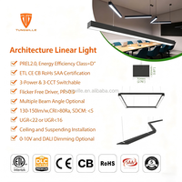 Luminaire suspendu LED rond en aluminium extrudé pour hôtel, bureau et projets intérieurs