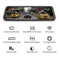 Amazon meilleur vendeur 2024 DVR Mirror Two Video Input Dash camera recording mirror clip on type pour toutes les voitures