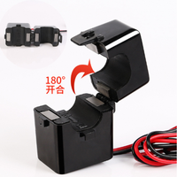 Transformateur de courant monophasé à noyau divisé avec connecteur RJ45, précision 0,5 % pour usage industriel